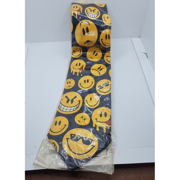 Ultimate Goofy Funny Tie‎ with different Happy Faces in package - Picture 1 of 1